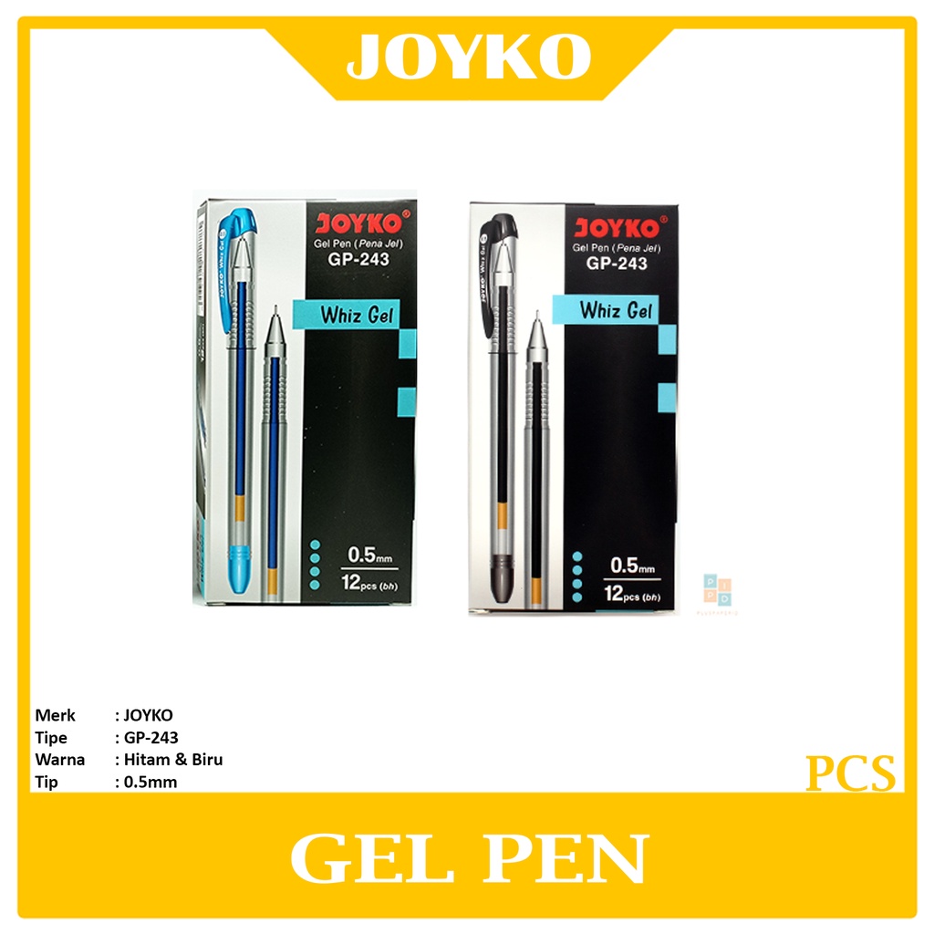 

JOYKO - Gel Pen GP 243 Whiz Gel 0.5mm - Pcs