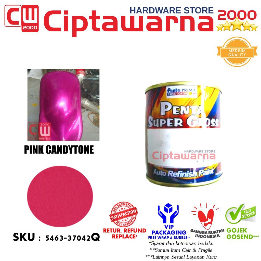 Cat Penta Super Gloss Pink Candy Candytone 200 Gram - CWK