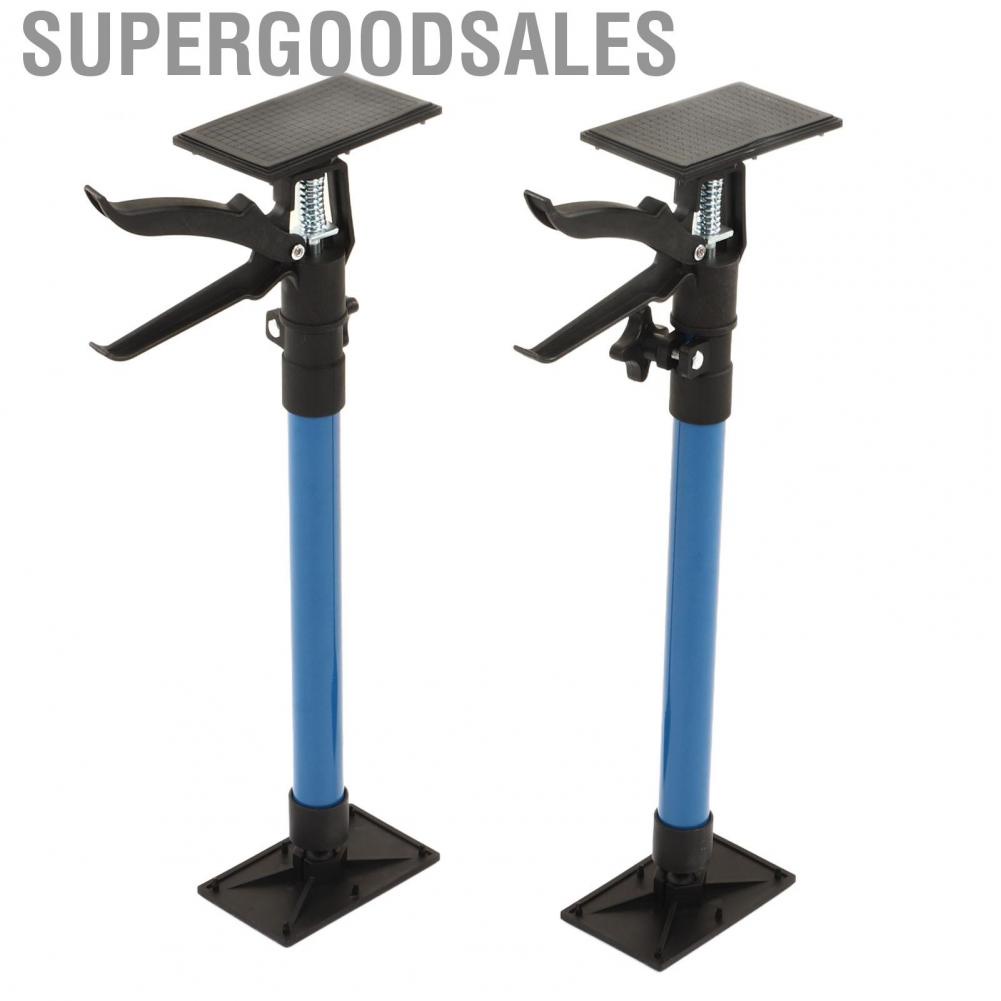 Supergoodsales Hanging Cabinet Support Rod  Non Slip Stainless Steel Nylon Extendable 2Pcs Pole Robust Easily Adjusting with 4  for Home Decoration