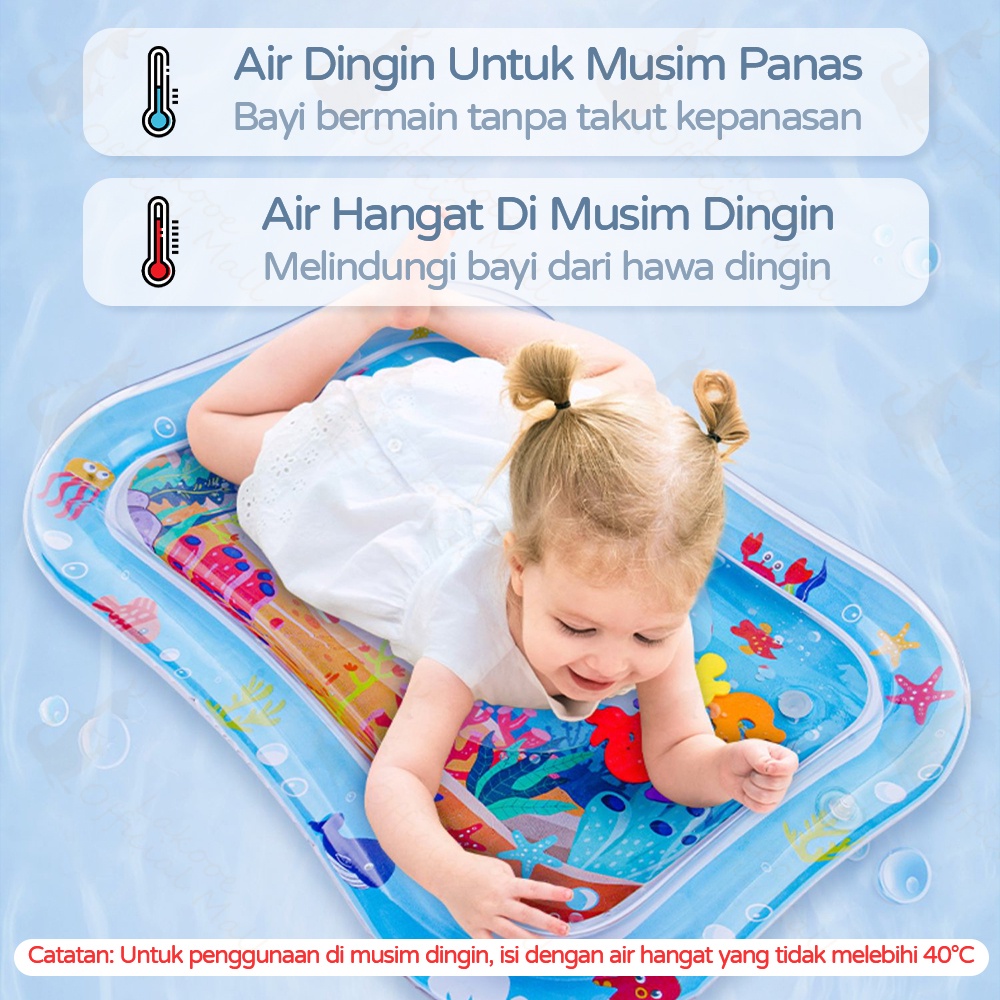 Moony Baby water pad matras air bayi anak Baby kids water play mat playmat mainan edukatif