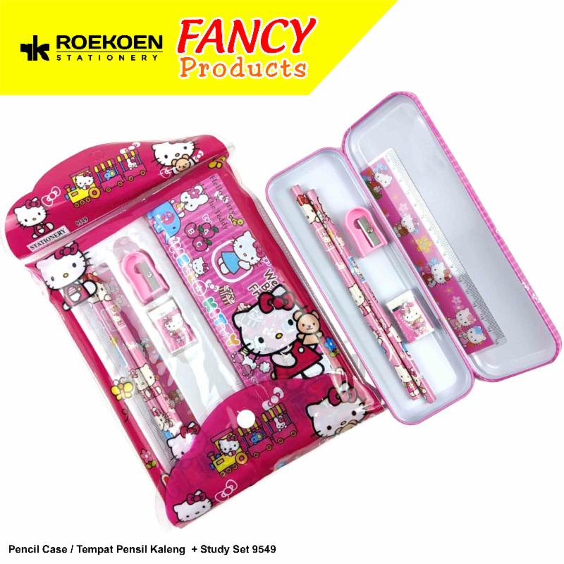 

Pencil Case Kaleng + Study Set 9549