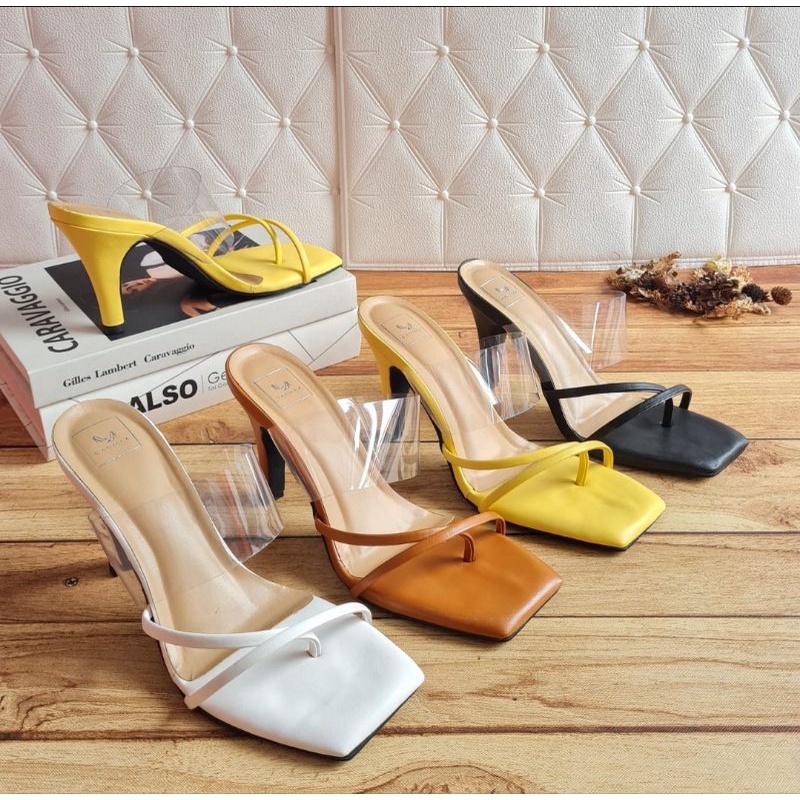 Sepatu Sandal Wanita  Us 123 haig hells jepit mika austin 9cm Vs