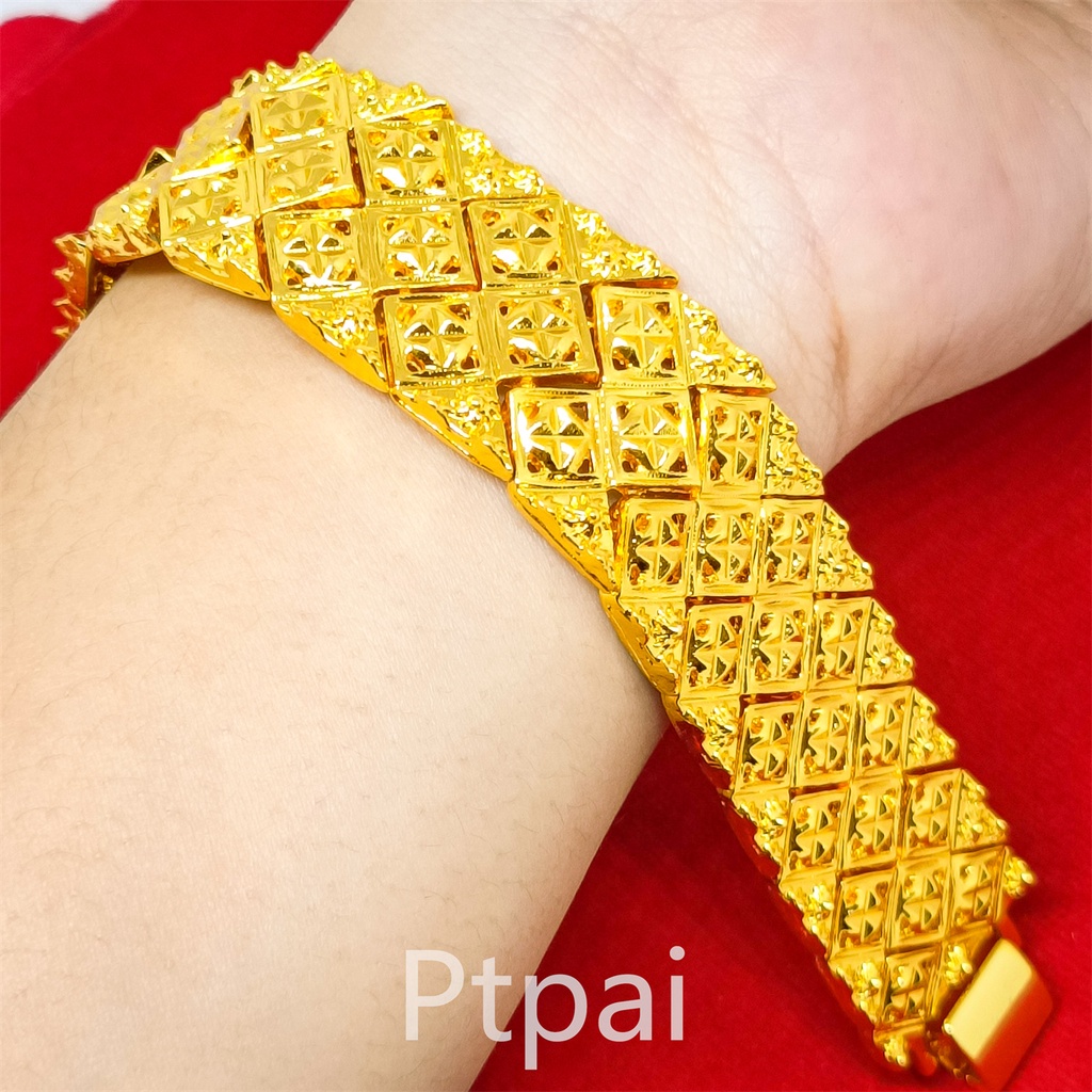 Gelang Kendari Perhiasan Lapis Emas 24K gold Terbaru Import Dubai Gelang Tangan Bracelet Fashion ban