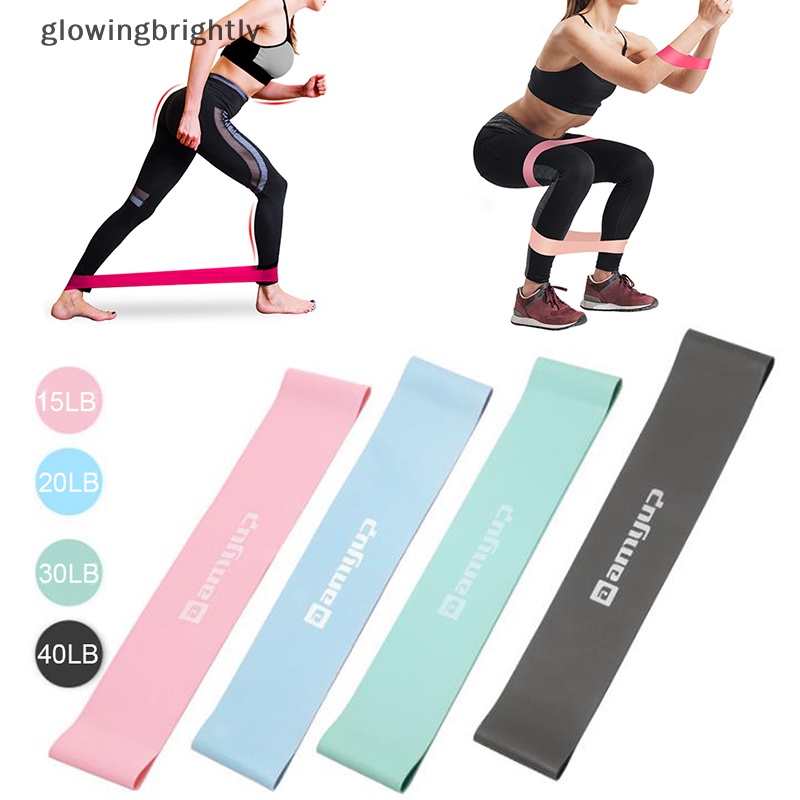 [glowingbrightly] Resistance Loop Band Kekuatan Fitness Gym Latihan Yoga Workout Pull up TFX