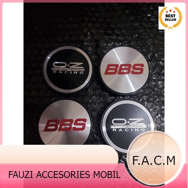 DOP RODA TUTUP VELG RACING BBS OZ UKURAN 7 CM