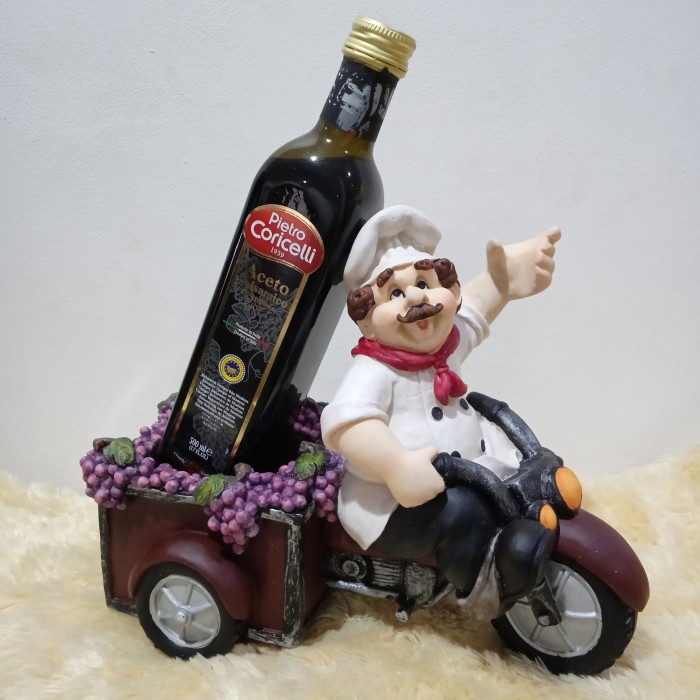 Patung Pajangan Koki Chef Motor