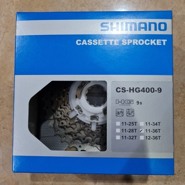 Sprocket SHIMANO HG400 9 Speed 11 36T - Cassette 9 speed 11-36 JAPAN