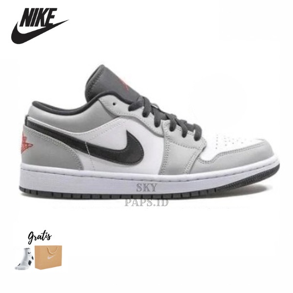 Nike AIR JORDAN 1 LOW LIGHT SMOKE GREY - 38