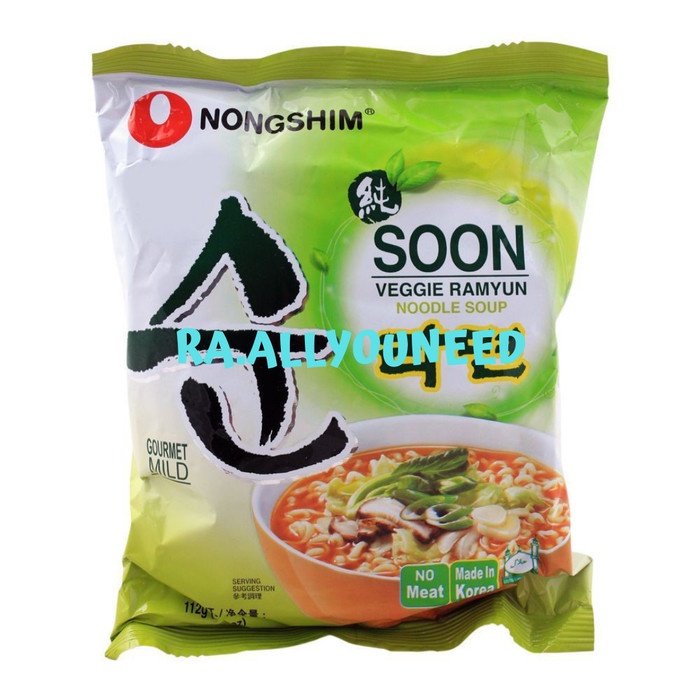 

Nongshim Soon Veggie Ramyun 112gr