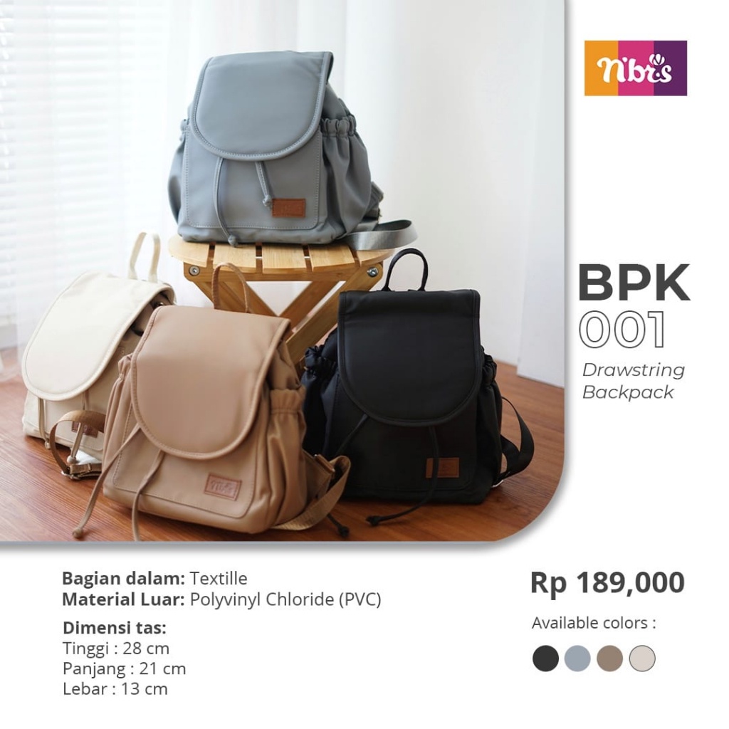 OOTD HIJAB STYLE NEW TAS RANSEL CEWEK TAS WANITA BPK 001 NIBRAS Tas remaja