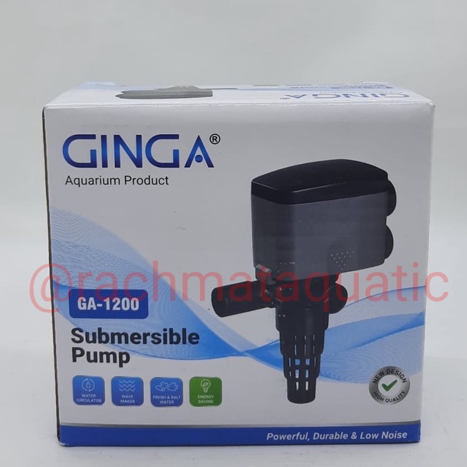 GINGA GA 1200 POMPA CELUP AQUARIUM 7 WATT LOW WATT