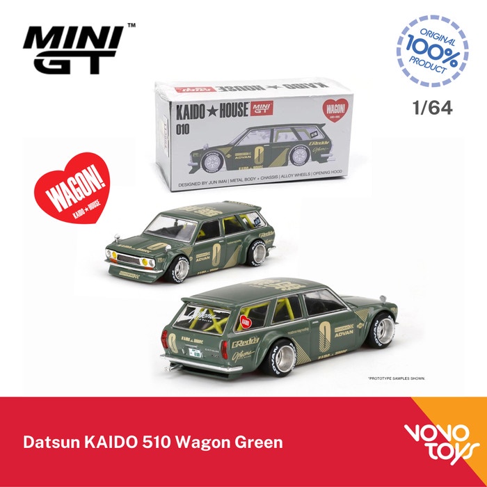 MiniGT Kaido House 510 Wagon Green Mini GT