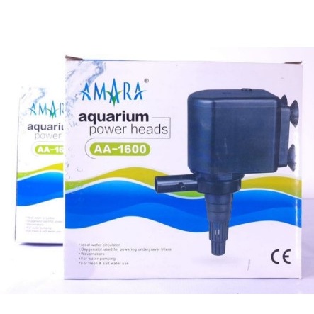Amara AA-1600 AM 1600 PowerHeads Pompa Celup Mesin Aquarium Filter Pompa Kolam