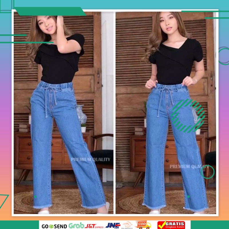 CELANA KULOT SPECIAL EDITION TERMURAH KEREN /Promo celana jeans wanita dewasa model terbaru 2022 / c