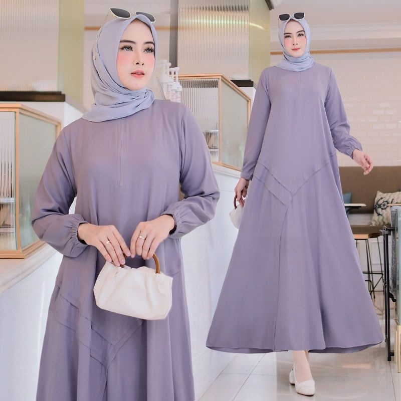 Gamis shakila klep bawah / Gamis Shakila Premium / Gamis Model Terbaru / Gamis Polos / Gamis Syar'i 