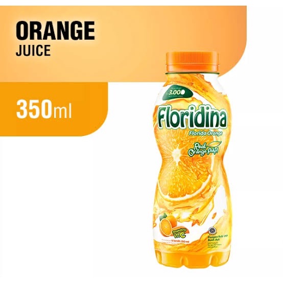 

Floridina Orange Juice 1 bal isi 12 botol