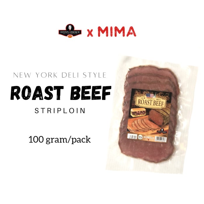 

Sven's Choice Premium New York Deli Style Roast Beef Ham 100gr