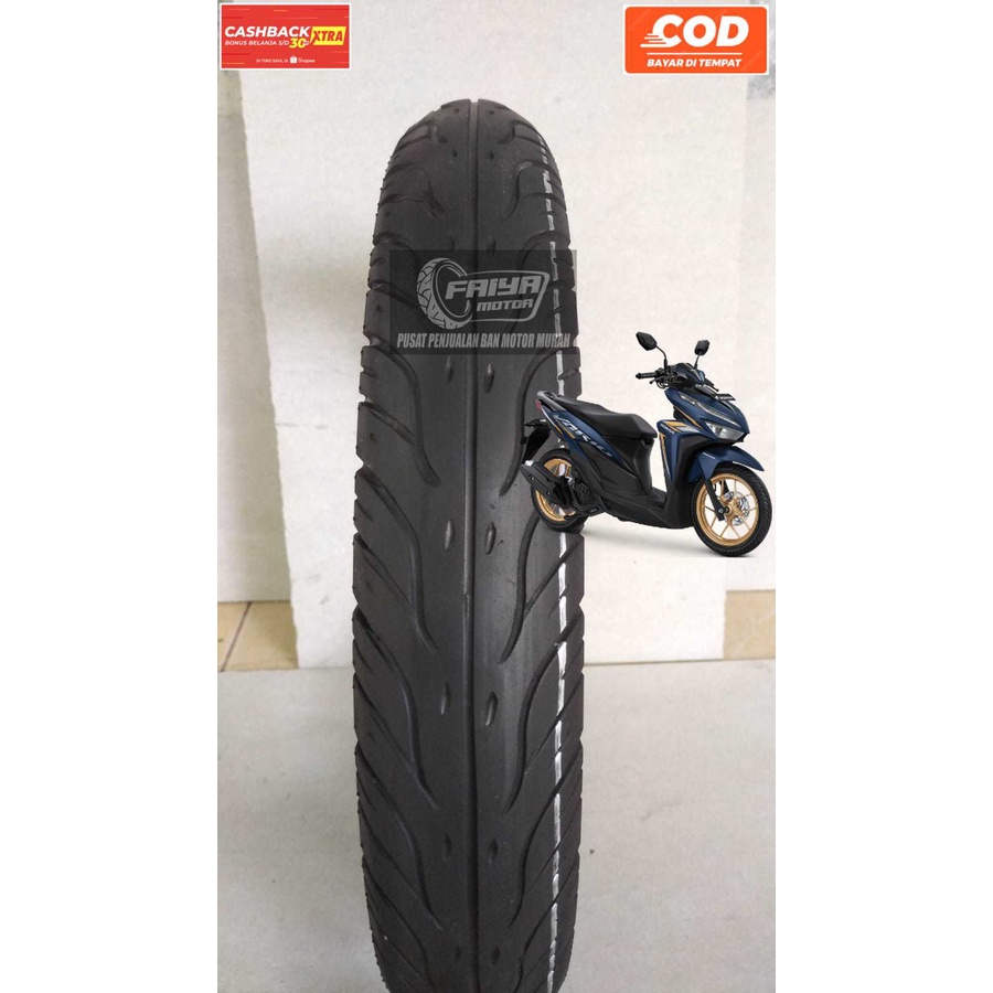 Ban ALL NEW VARIO 125 tubeless standar ALL NEW VARIO 125 depan merk federal  ukuran 80/90 , Ring 14