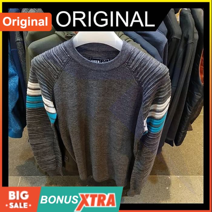 Sweatshirt EIGER1989 RIDLEY SWEATER Abu Navy 91000 5127 Original Cowok