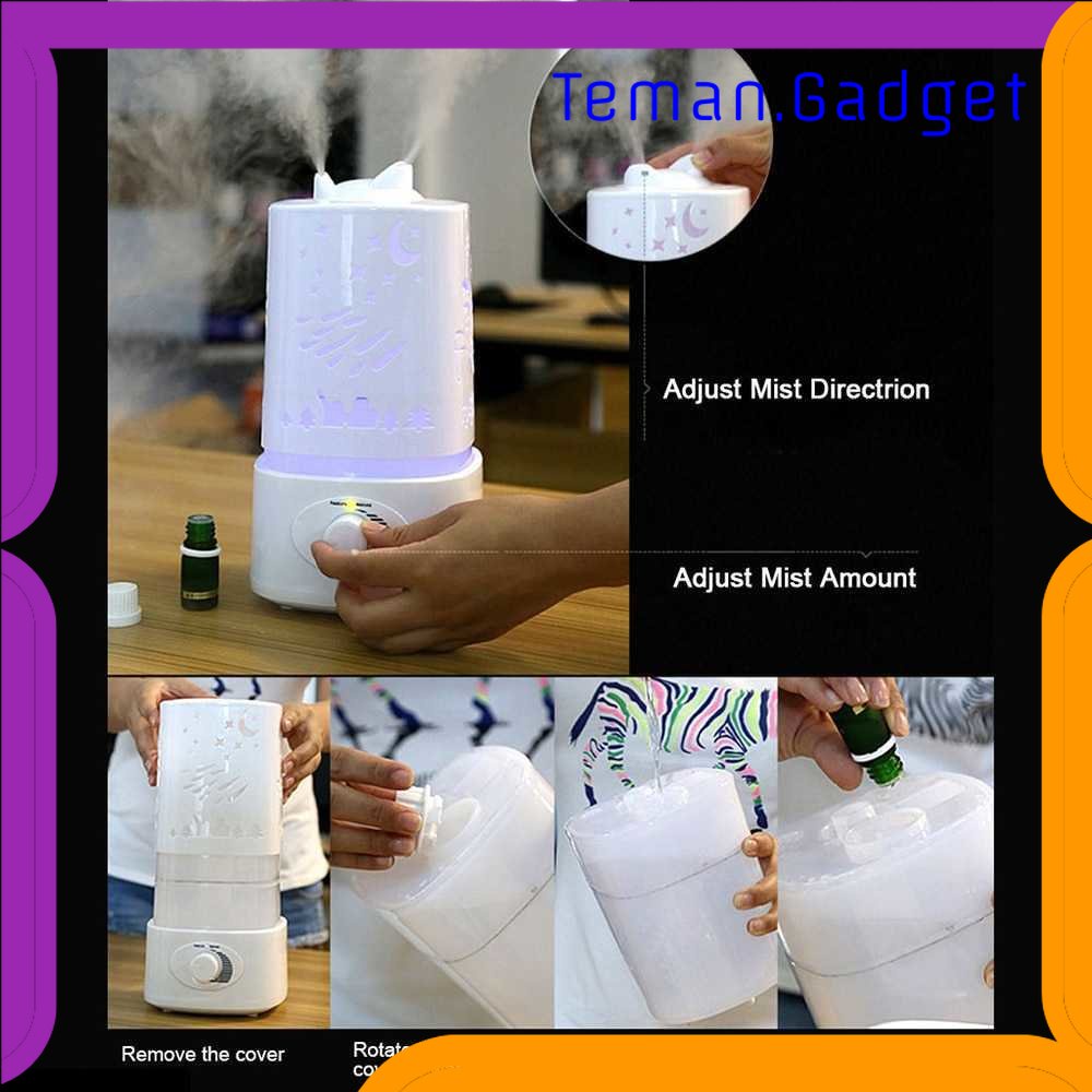 TG - ART Taffware HUMI Air Humidifier Aromatherapy Diffuser 7 Color 1500ml - H6