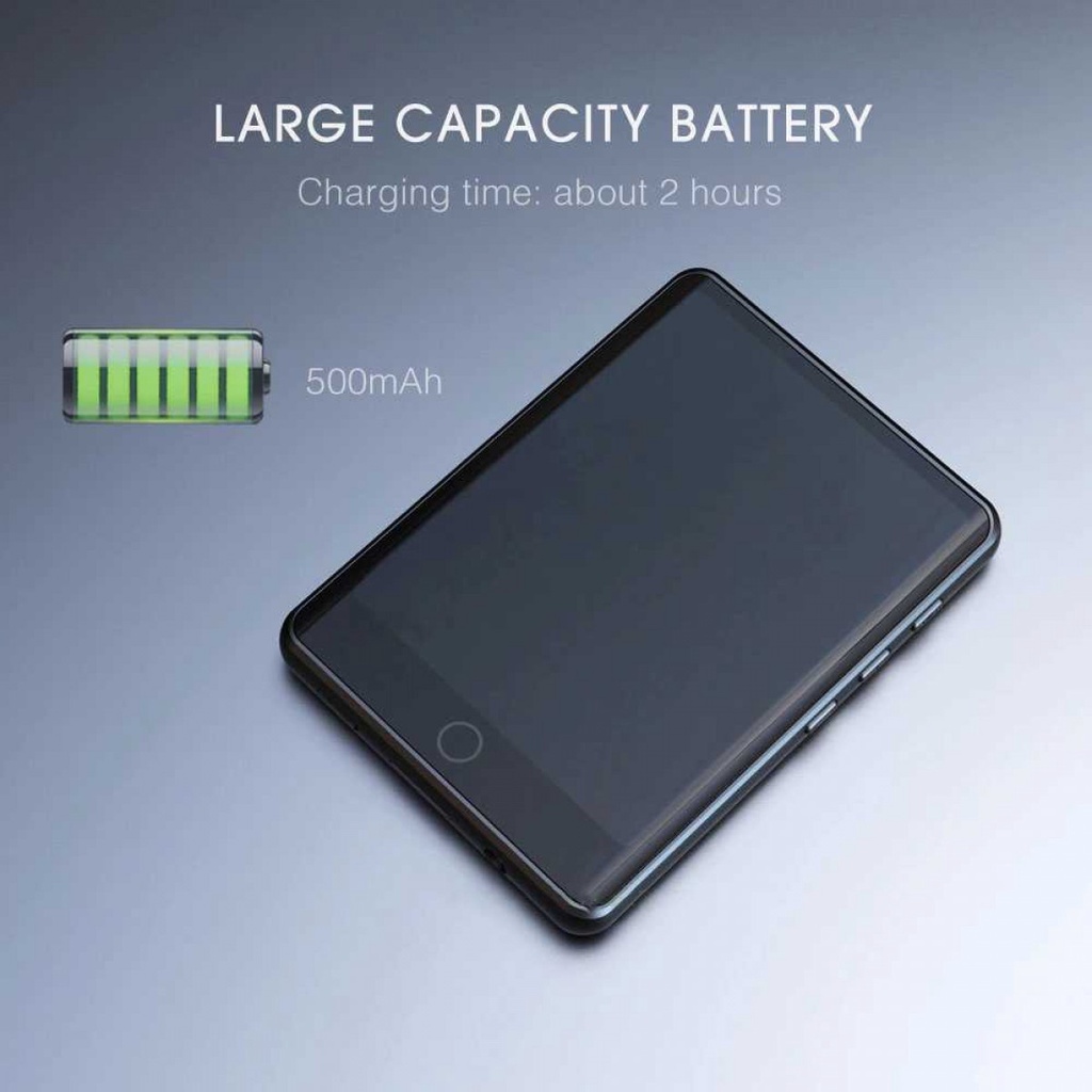 Digital Audio Player 16 GB Bluetooth Touchscreen Radio Rekam Suara RM6