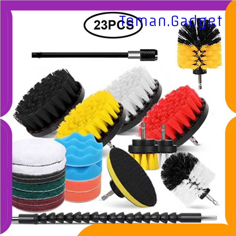 TG - ART UNTIOR Kepala Sikat Pembersih Brush Car Polisher Kit 23 PCS - CB-031