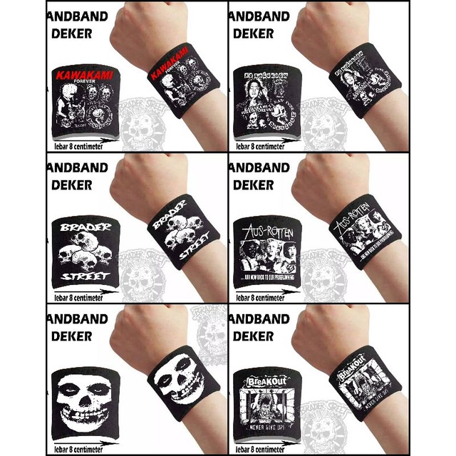 handbad,deker,deker band punk,handbad band punk,deker punk,handband punk,assesoris punk,ikat tangan