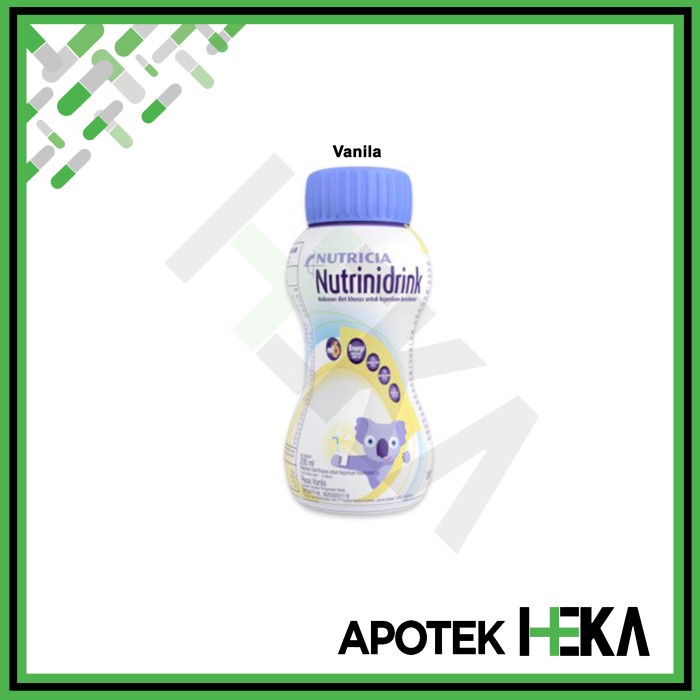 

Nutrinidrink 200 ml - Susu Pemenuhan Energi Berat Badan 1-12 Tahun - Vanila