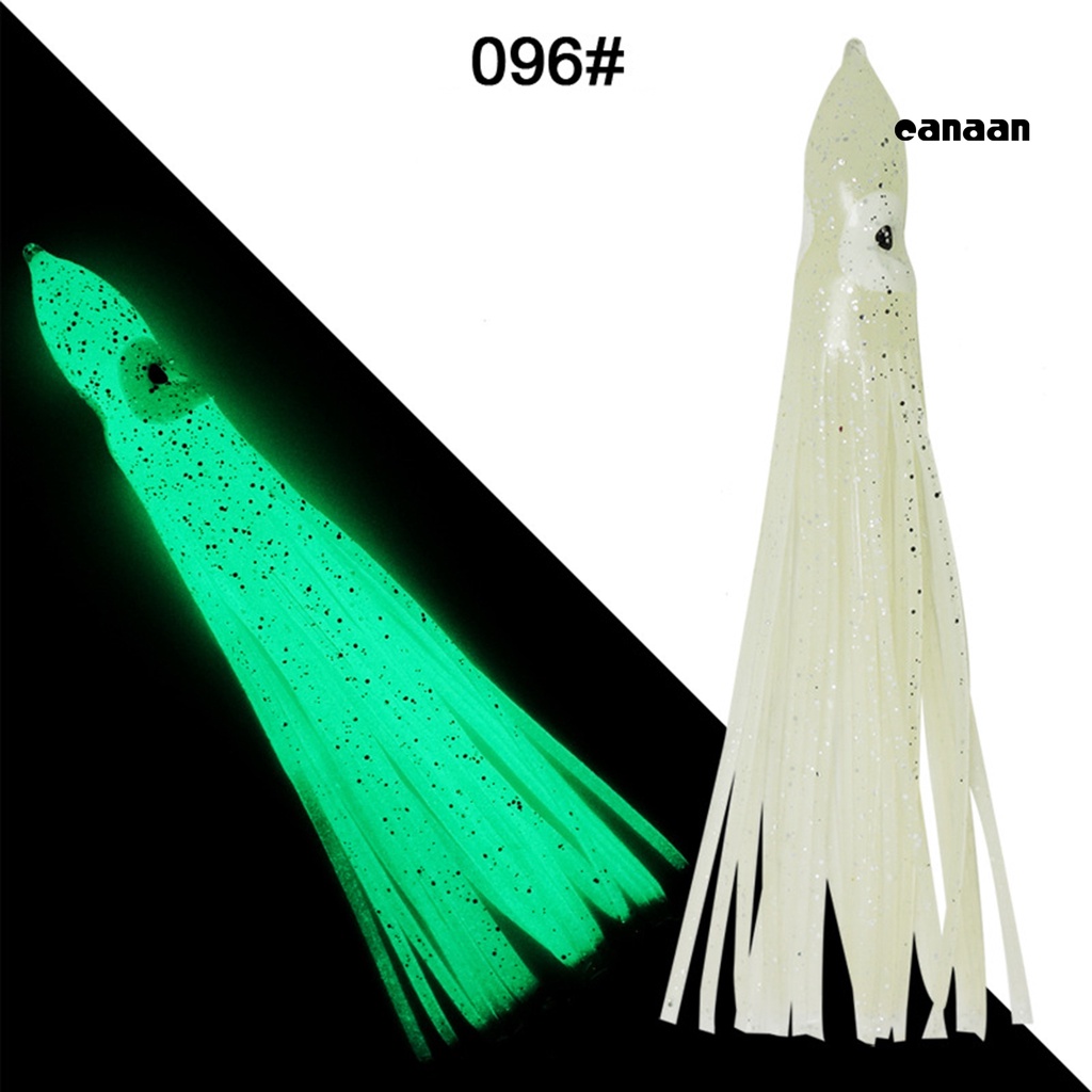 Cnn-5pcs/set 9cm Bercahaya Lembut Berbentuk Gurita Umpan Palsu Faux Lure Fishing Tackle