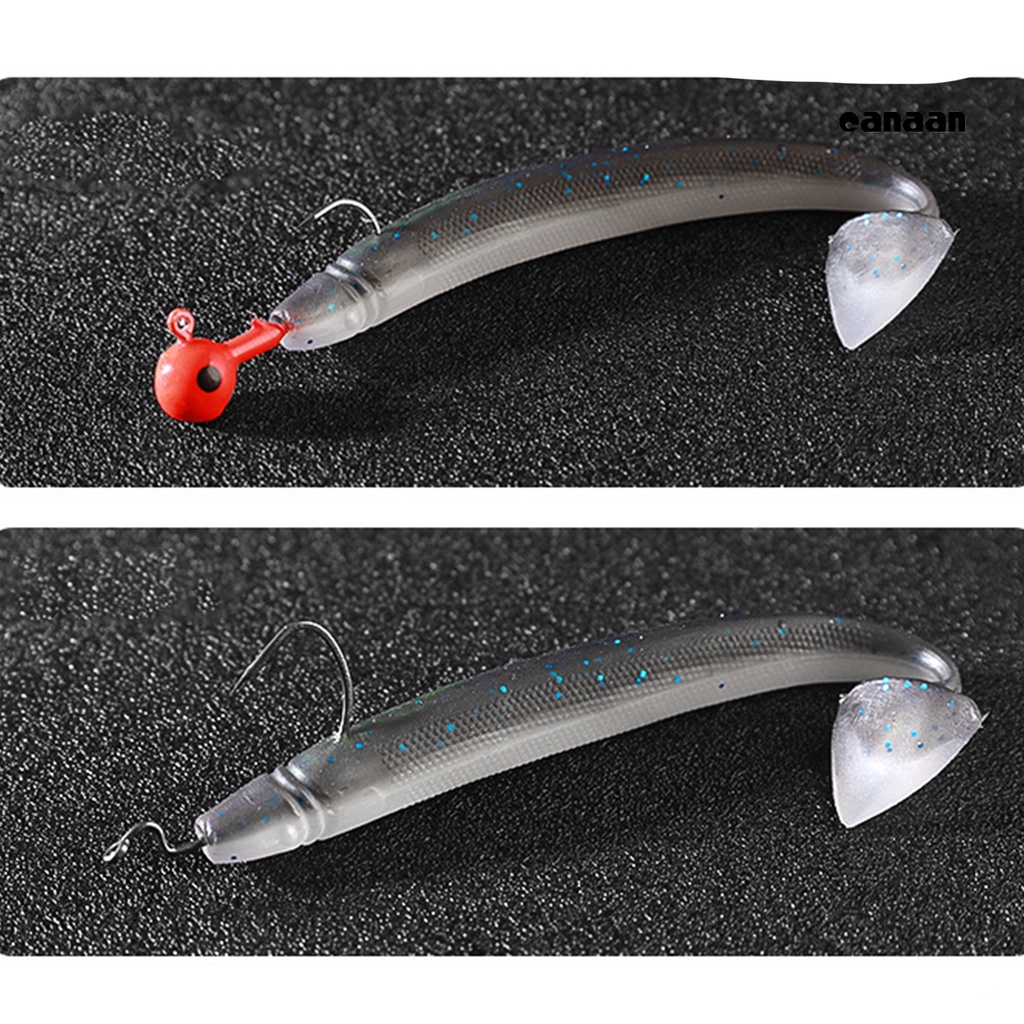 Cnn-13cm/9g Soft Lure Payet Desain Simulasi Tinggi T-tail Menggoda Angling Umpan Jalan Cacing Lembut Buatan Lure Memancing Luar Ruangan