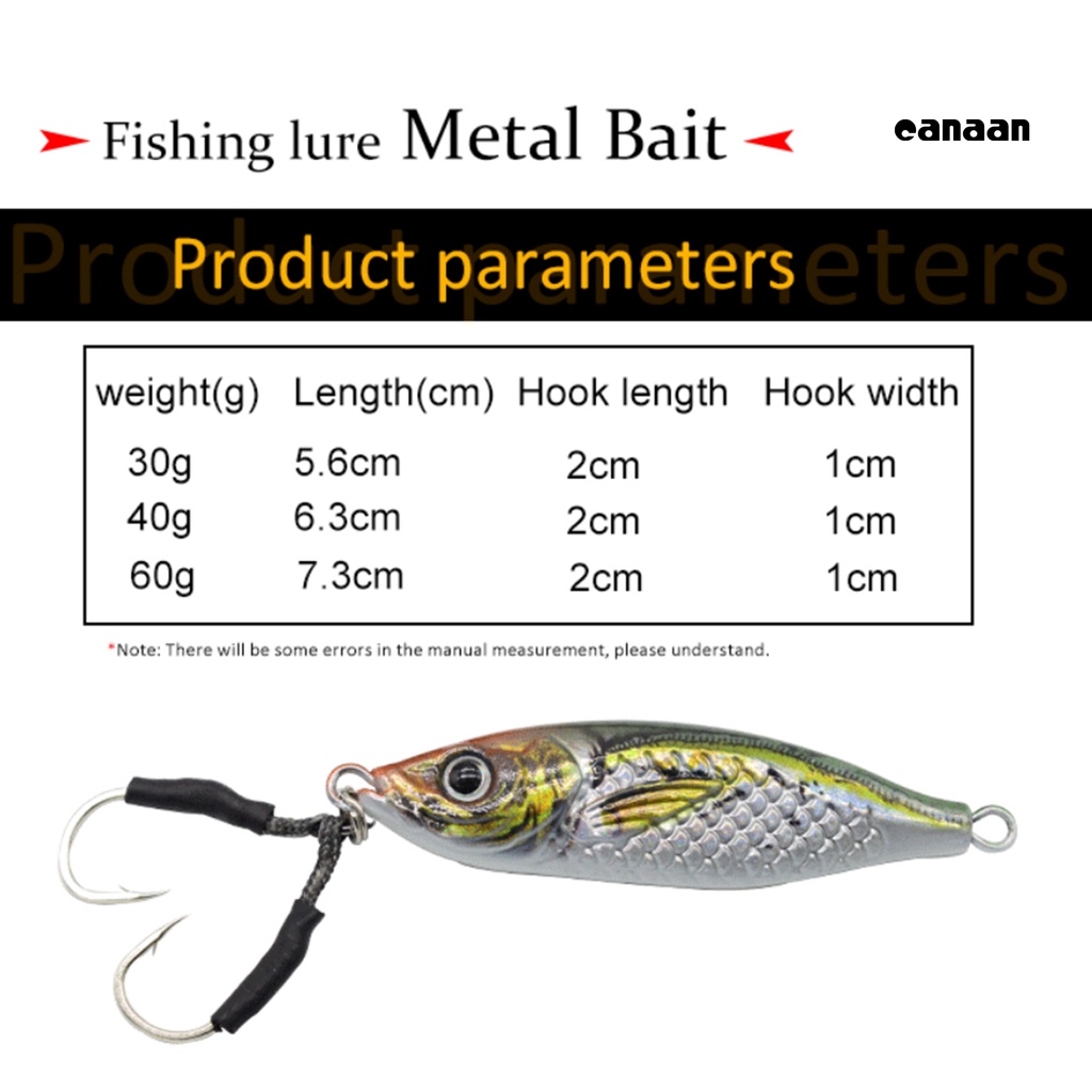 Cnn-30/40/60g Umpan Umpan Ikan Penembus Kuat Tajam Hidup Simulasi 3D Umpan Pancing Tiga Dimensi Untuk Angling