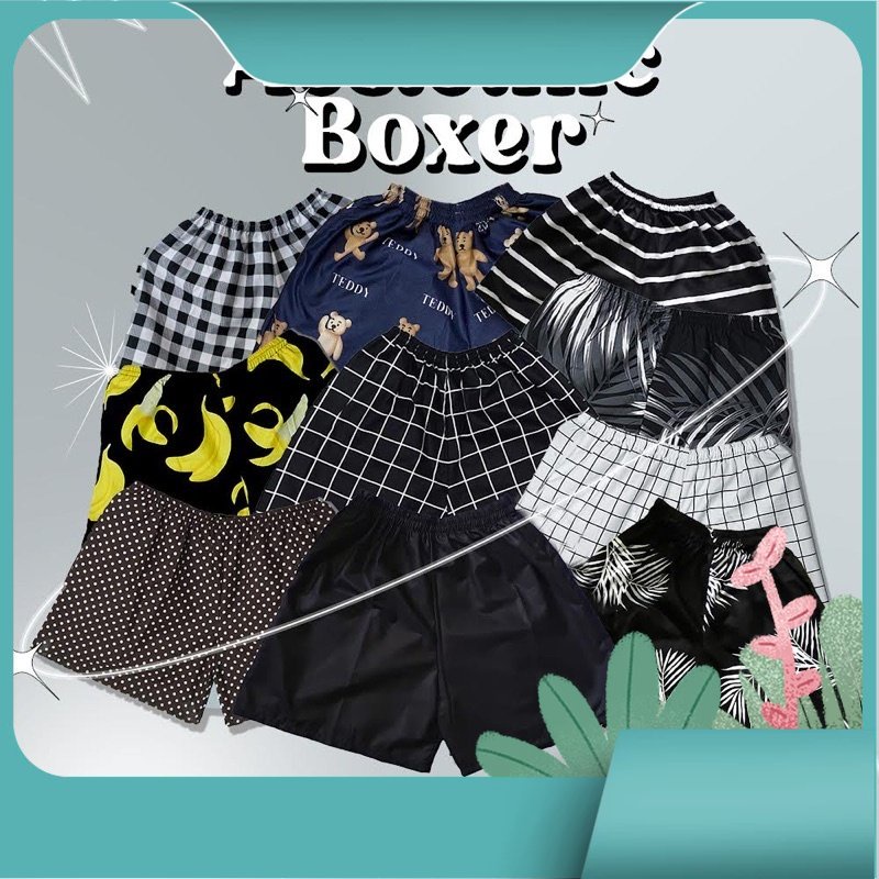 TERLARIS KEKINIAN KEREN VIRAL BOXER PRIA WANITA | KOLOR PRIA | BOXER MOTIF DEWASA | KOLOR MOTIF  | C
