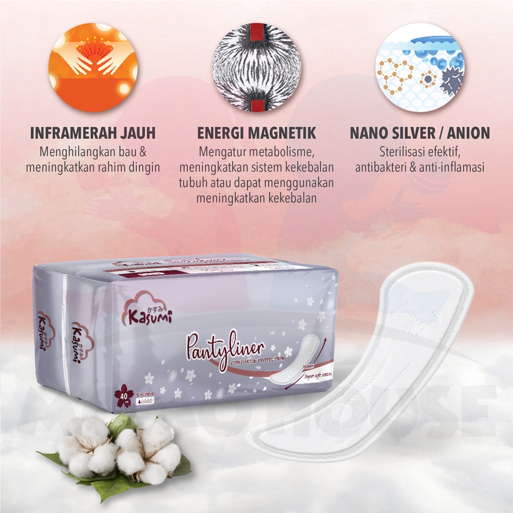 40Pcs MOMO HOUSE pantyliner pembalut bersalin pantyliner napkin pad pembalut melahirkan pantiliner maternity pad pembalut