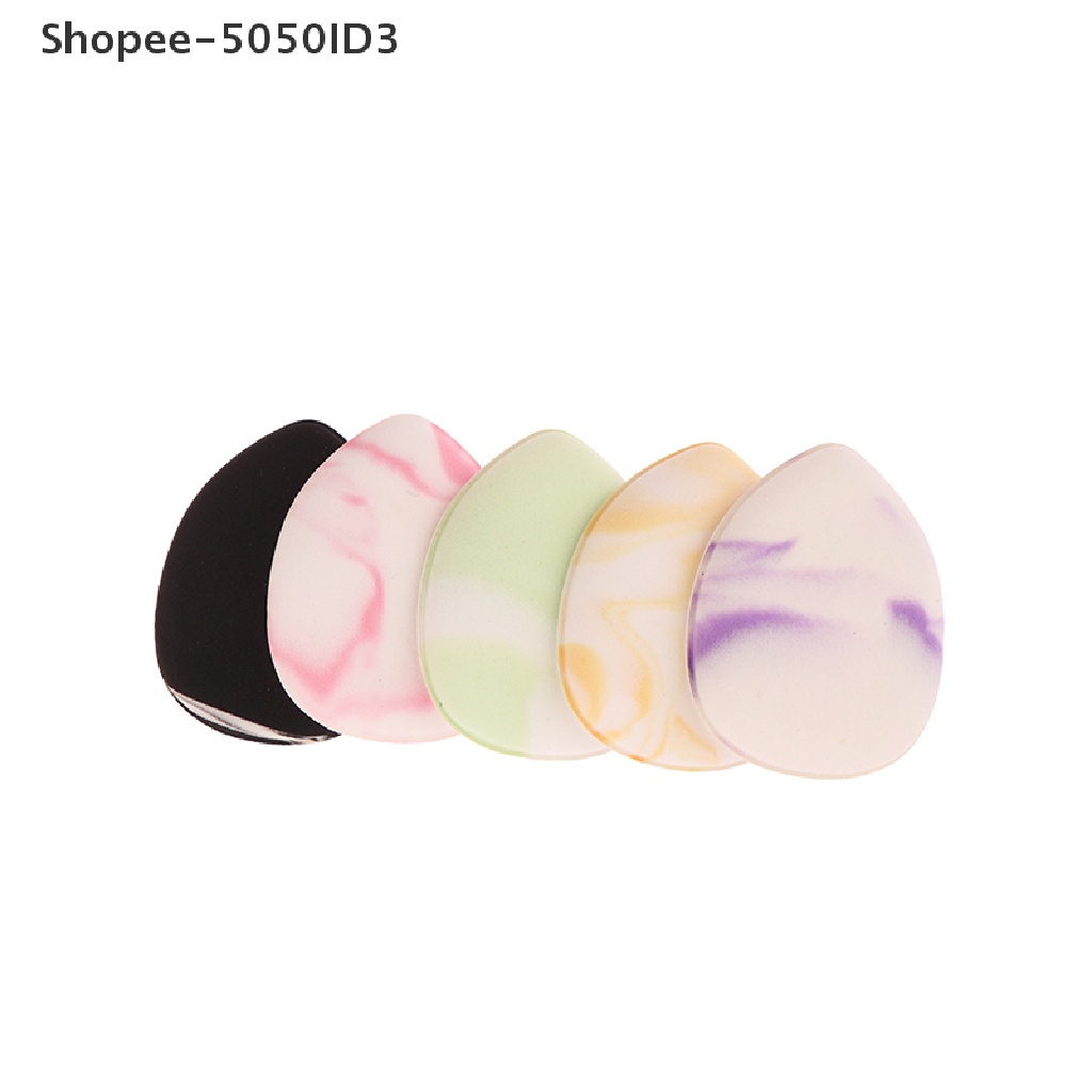 [HOT] 5/10pcs Mini Finger Puff Foundation Powder Detail Makeup Sponge Alat Makeup [ID]