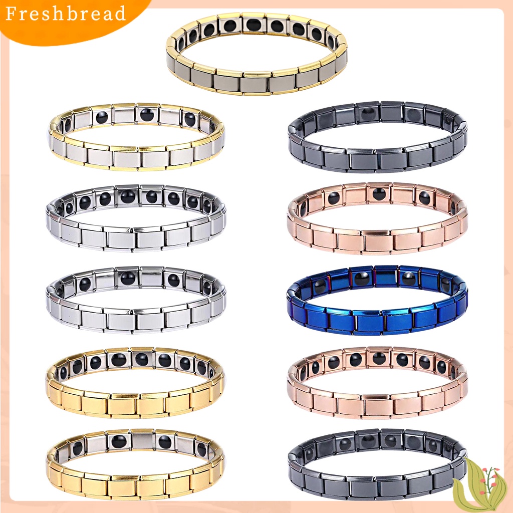 &lt; Freshbread &gt; ic Gelang Pereda Nyeri Fungsional Simple Sleek Link Gelang Terapi Alat Perawatan Kesehatan