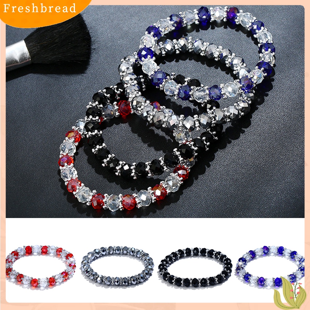 &lt; Freshbread &gt; Elegan Bead Wristband Gelang Bangle Wanita Perhiasan Hadiah Ulang Tahun Anniversary