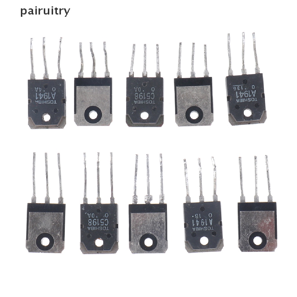 Prt 10PCS 5pasang 2SC5198 2SA1941 TO3P TO-3P Transistor Asli authentic PRT