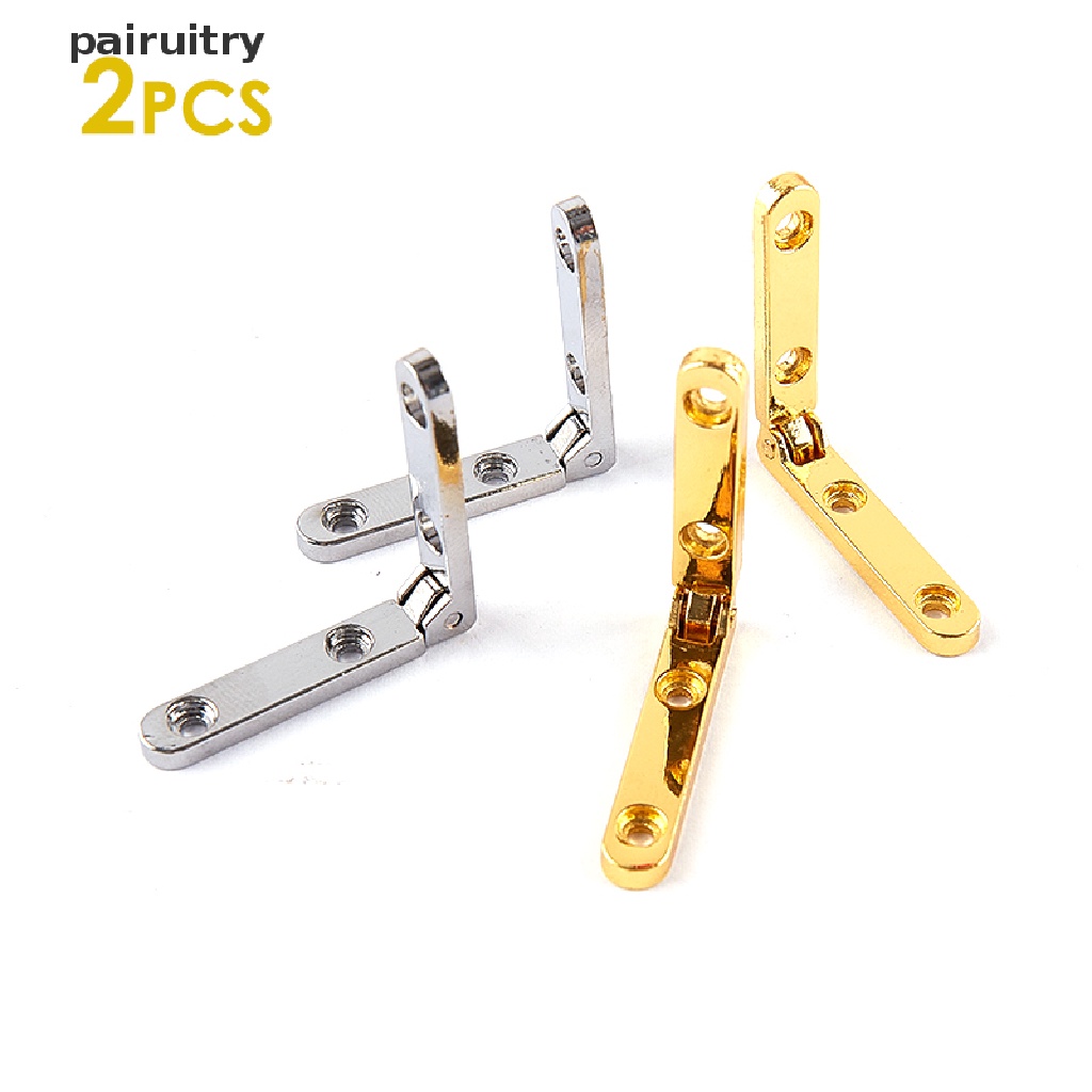 Prt 2Pcs Engsel 90derajat Untuk Kotak Jewellery Case Cabinet Furniture Hardware PRT