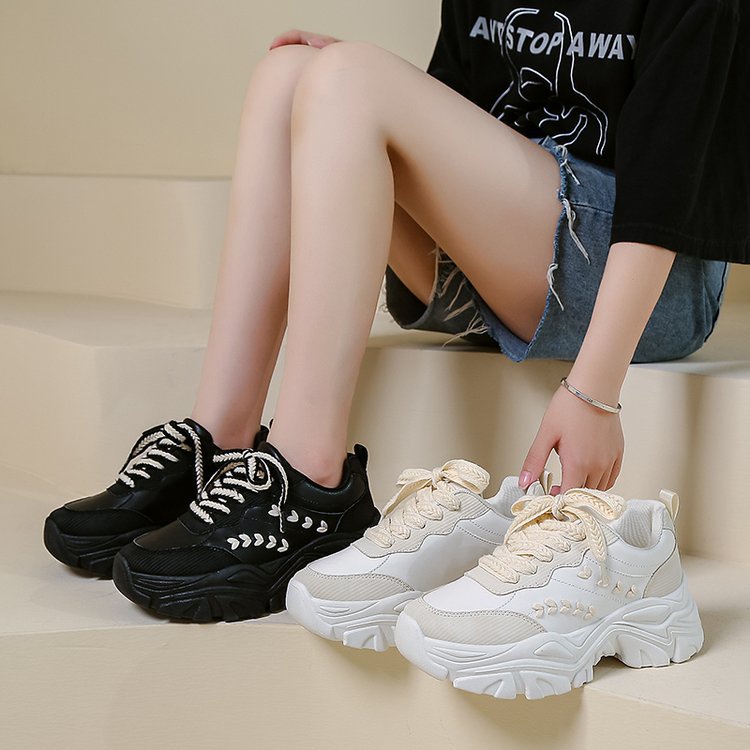 LM-0276 FREE BOX Sepatu Sports Wanita Korea Sneakers Casual Premium Import