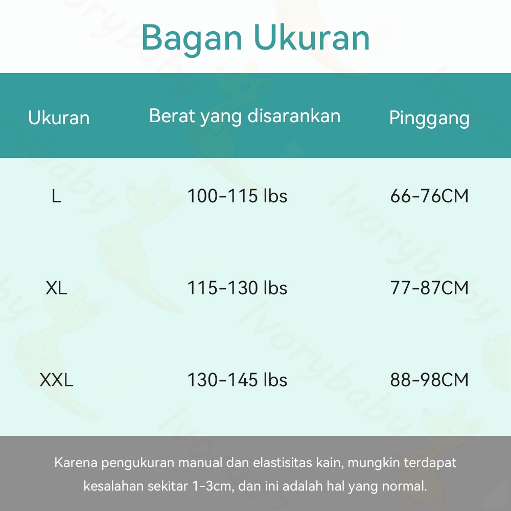 Ivorybaby Korset pelangsing perut buncit wanita Korset long torso 6 baris Korset slimming suit