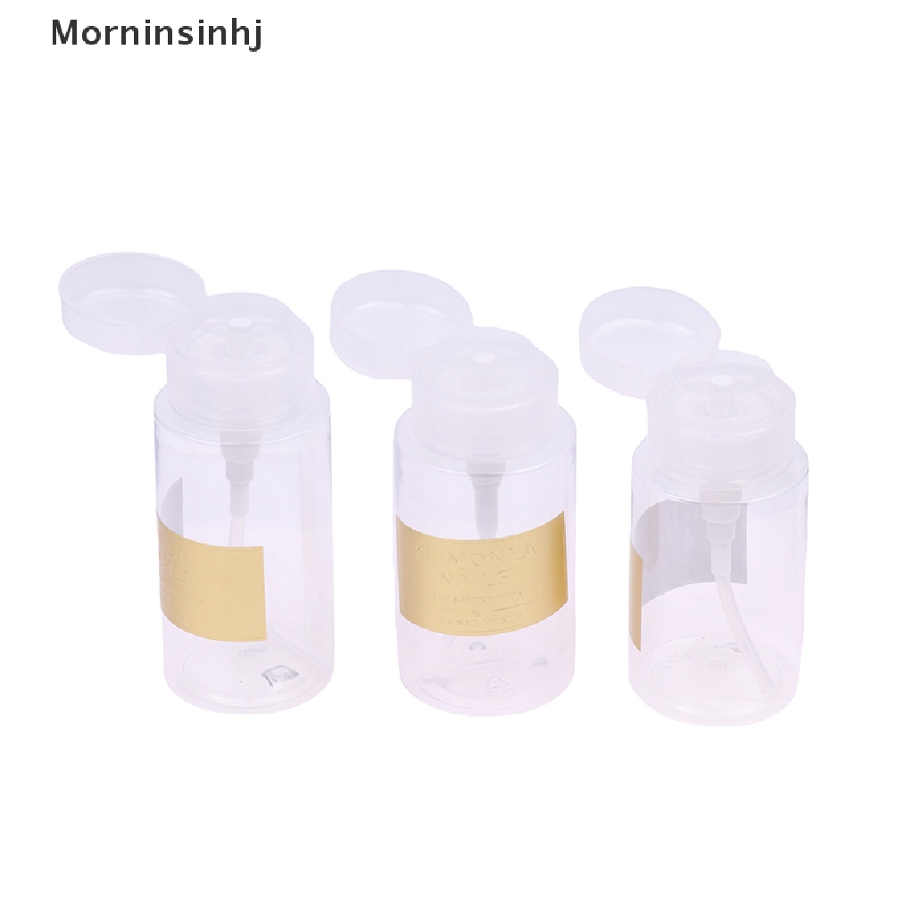 Mornin Dispenser Pembersih Kuku Kosong Botol Isi Ulang Tekan Pump Botol150 /200/300ml id