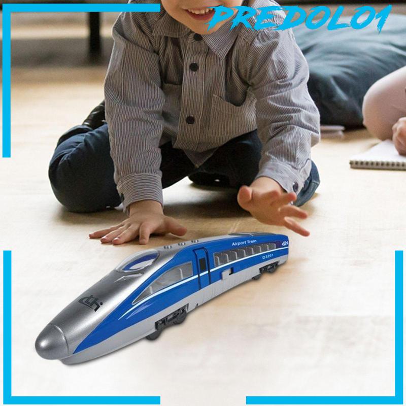 [Predolo1] Mainan Kereta Api Kecepatan Tinggi Pretend Play Mesin Lokomotif Untuk Hadiah Anak