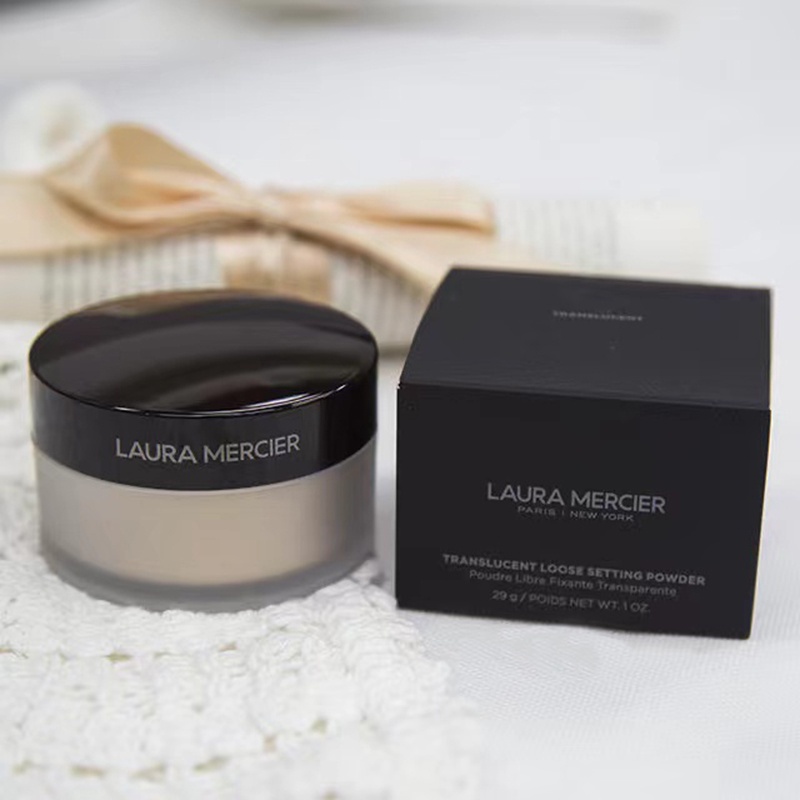 Laura Mercier Translucent Loose Setting Powder 29g（100% Original） Rolla Bedak Tabur Full Szie Dengan Box Bedak Tabur (New Packaging Full Size With Box)