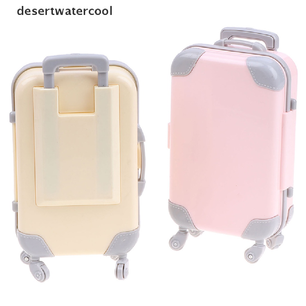 Deid Aksesoris Boneka Kereta Travel Plastik Mini Koper Plastik Luggage Martijn
