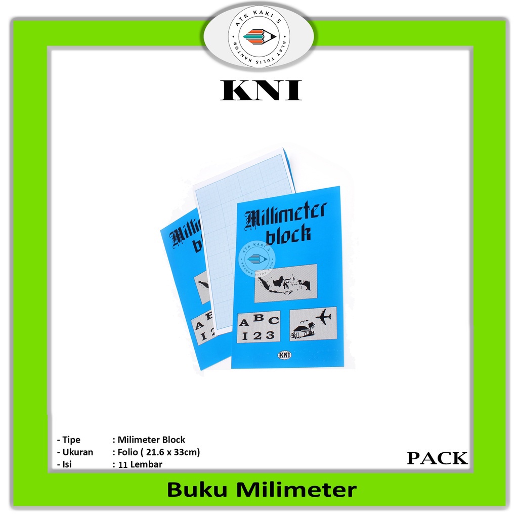 

KNI - Buku Milimeter Block -Pcs