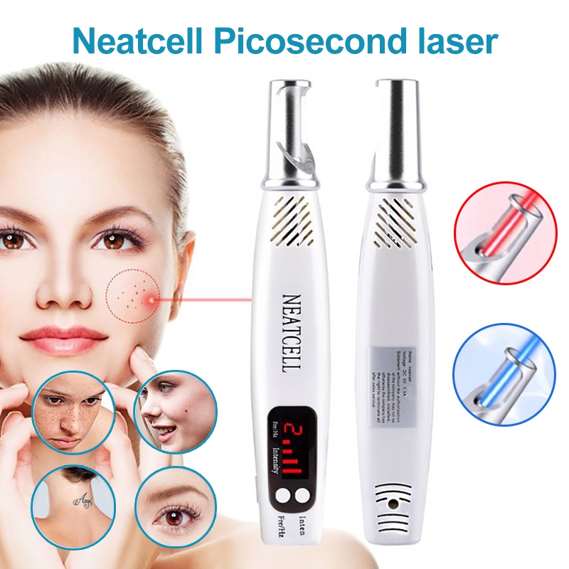 Neatcell Picosecond Laser Penghilang Tahi Lalat Biru Red Laser Pen Laser Penghilang Tahi Lalat