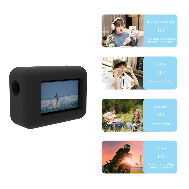 Zzz Windscreen Windshield Windslayer Cover Housing Frame Case Untuk Action