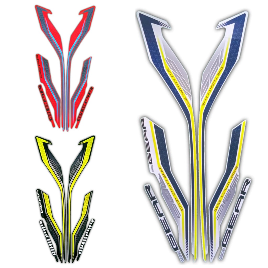 Sticker Striping Motor Yamaha mio gear 125 2022