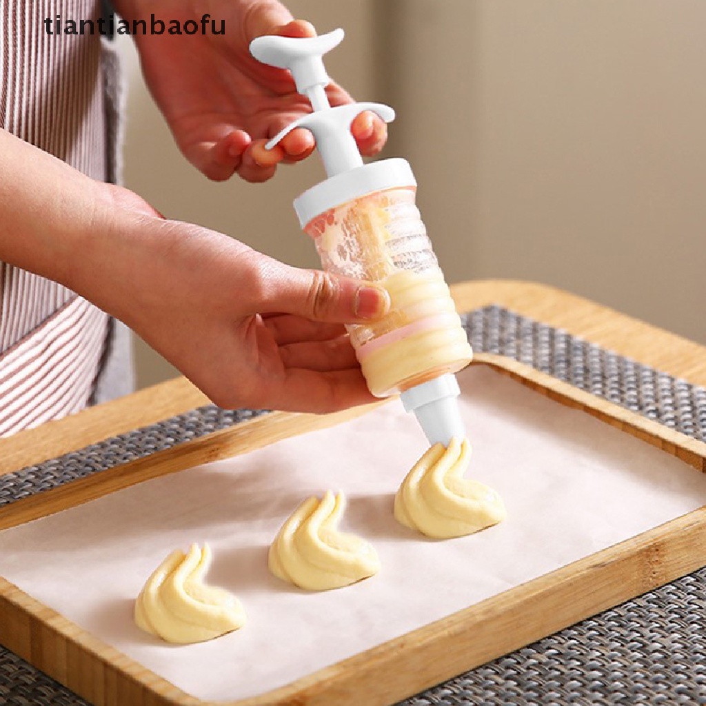 [tiantianbaofu] 8pcs Nozzle Pipa Dengan Plastik Cream Baking Nozzle Pastry Tools Butik