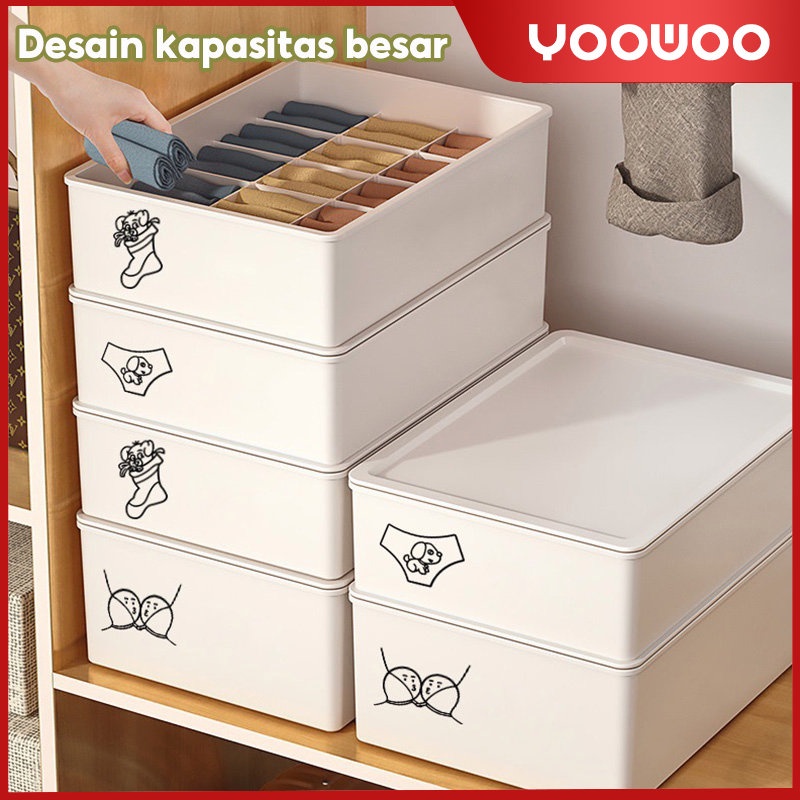 Storage box / Storage box underwear / penyimpanan underwear / storage box sekat